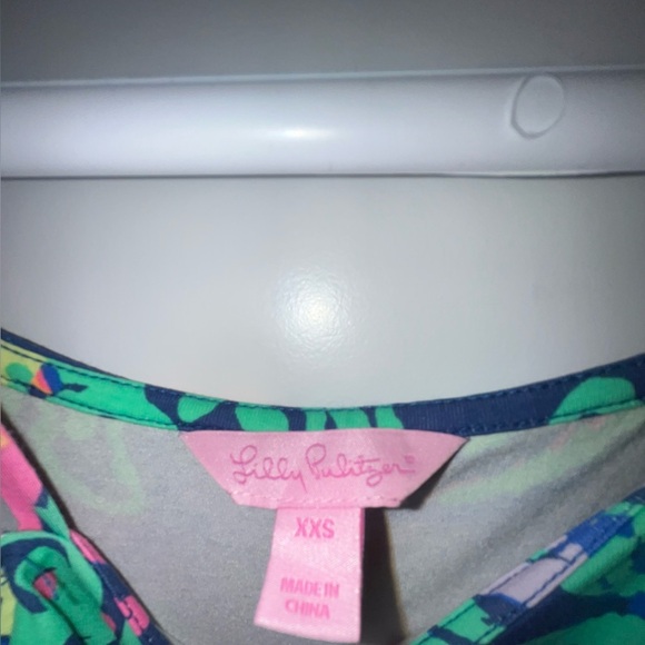 Lilly Pulitzer Klea Off The Shoulder Romper Indigo All Aglow Womens - Picture 5 of 5